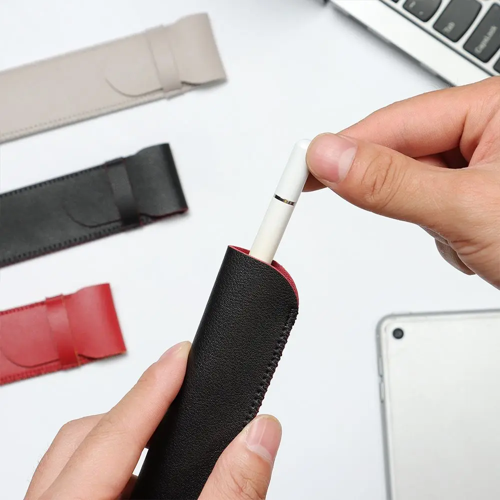 Пеналы для Apple Pencil 2 1 держатель стика iPad чехол карандашей из искусственной кожи