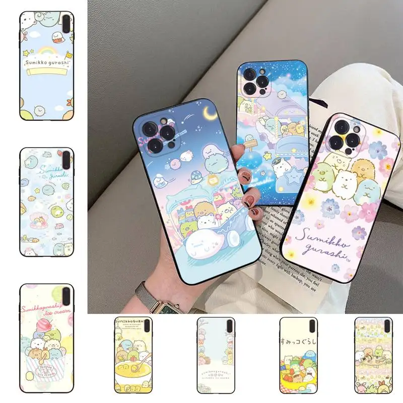 

Sumikko Gurashi Phone Case For iPhone 14 11 12 13 Mini Pro XS Max Cover 6 7 8 Plus X XR SE 2020 Funda Shell