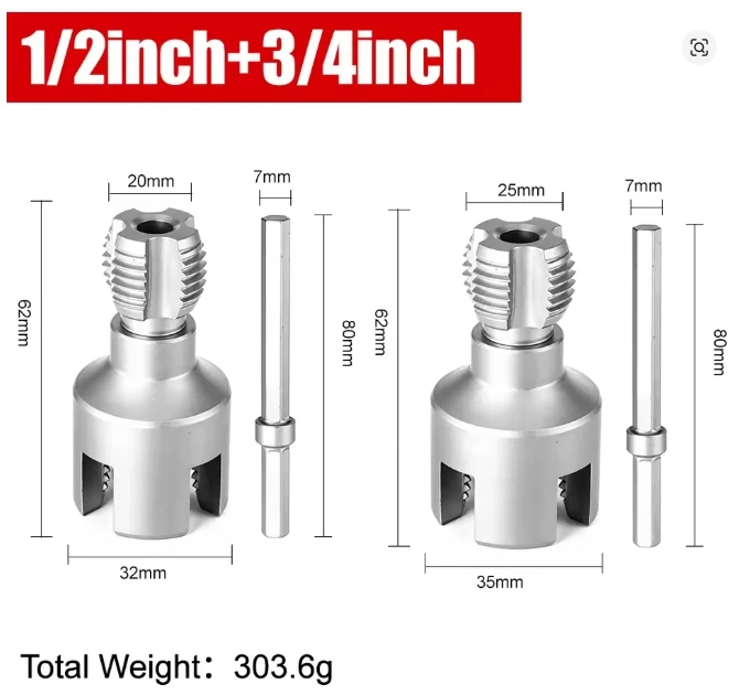 

Набор резьбонарезчика VIBRATITE для труб DN15 DN20