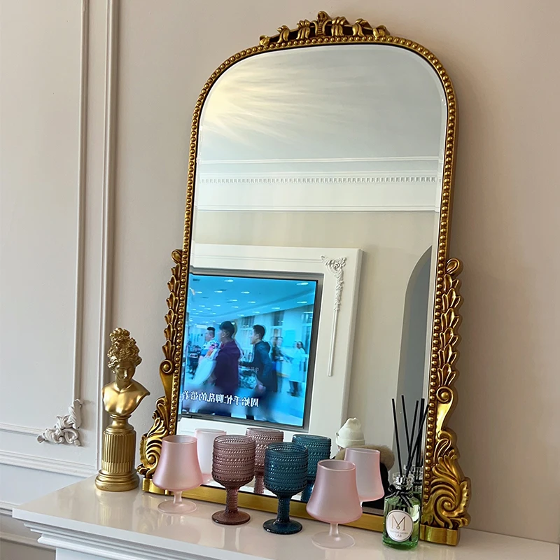 

Dressing Home Wall Mirrors Bedroom Full Length bathroom miroir decor big gold living room miroir specchio household Decoration