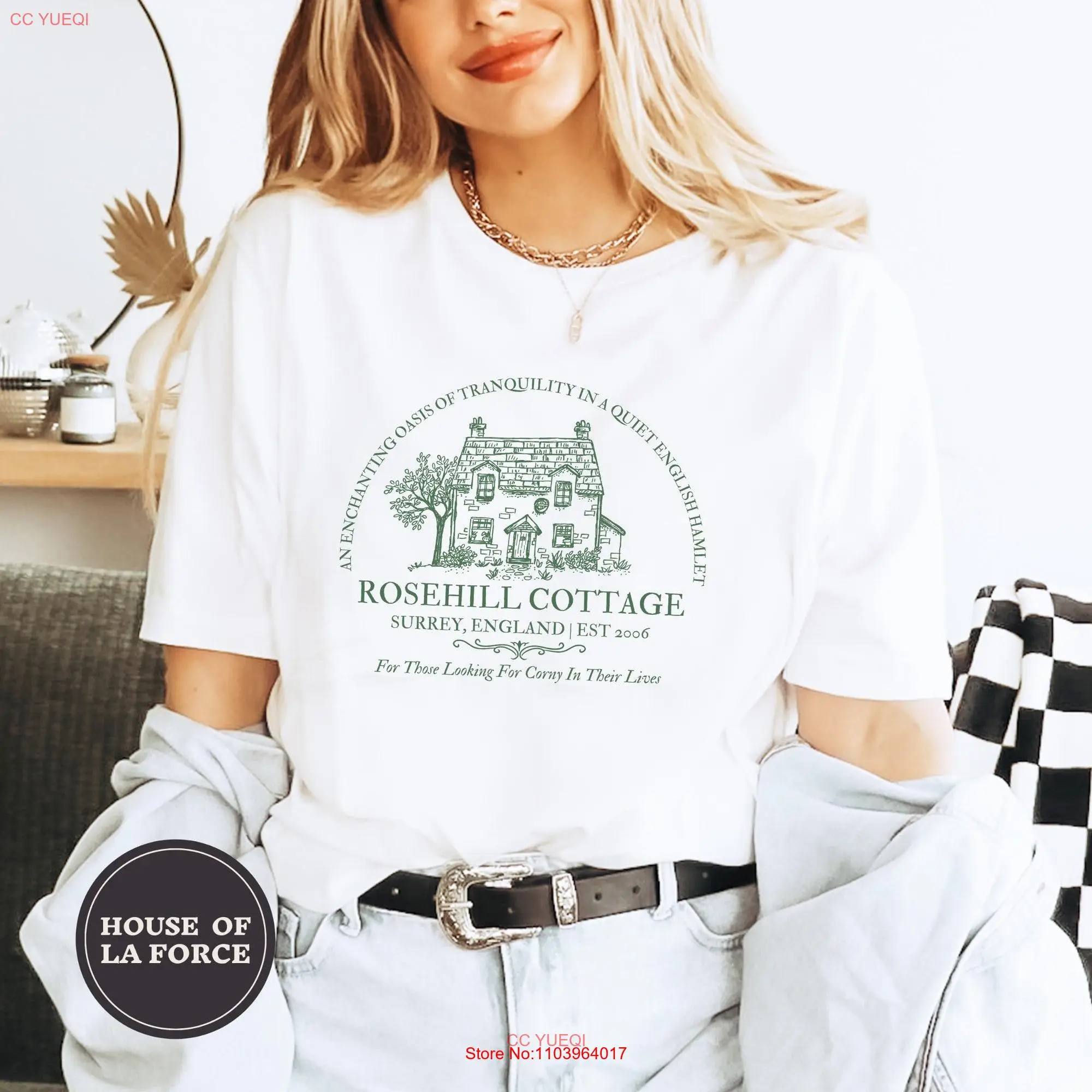 Футболка Rosehill коттедж праздничный сезон s RomCom Iris Simkins Amanda Woods Mr салфетка с длинным