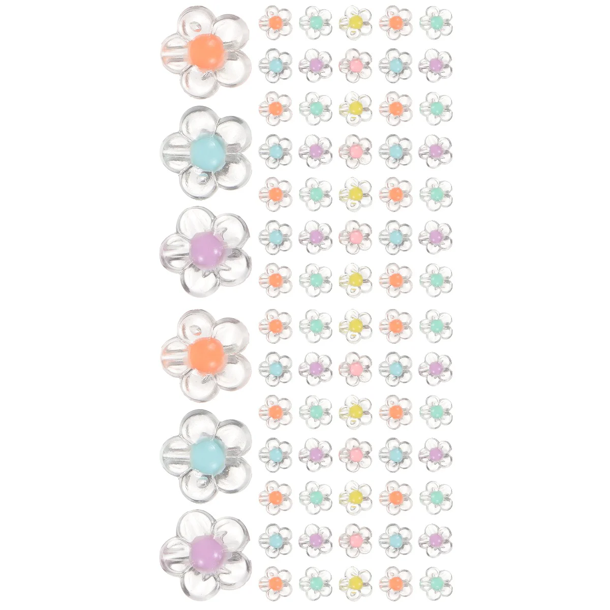 

Ожерелье из бусин цветущего сливы, аксессуары для волос, самодельные Украшения, акриловый браслет