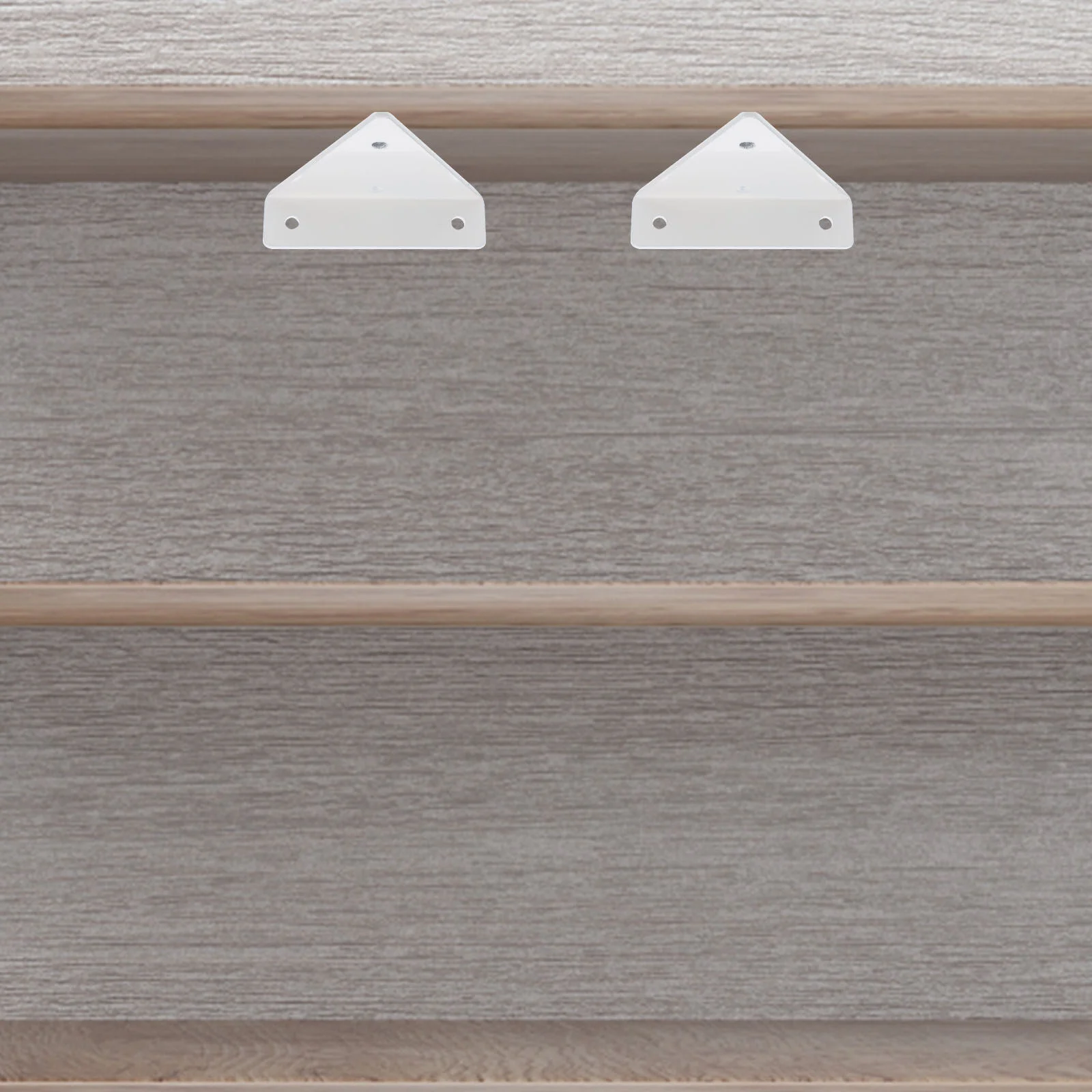 

4 Sets Shelf Bracket Headboard Wall Mounting Brackets Heavy Duty Hangers Adjustable Floating Support Shelves Iron Invisible