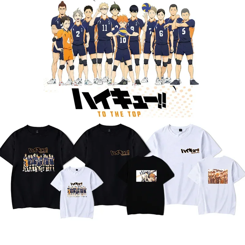 Аниме футболка Haikyuu Косплей Kuroo Bokuto Oya манга Shoyo волейбол смешная с коротким
