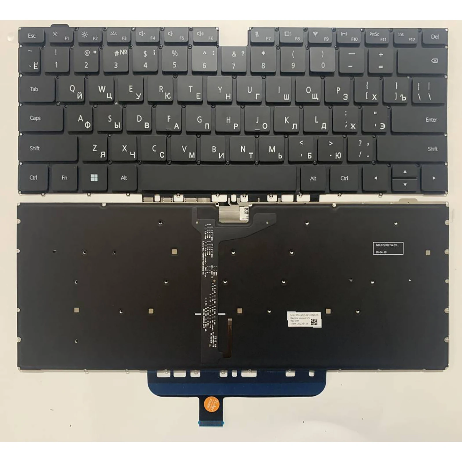 Фото RU США для Huawei Matebook D14 NBM-WXX9 NBLB-WAX9N NbIL-WXX9 NbB-WAH9 WAE9 NbI-WAQ9R WAQ9HNRP L410 KLVU клавиатура ноутбука №1