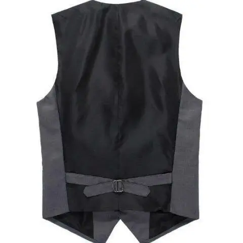 

2022 New Brand Suit Vest Men Jacket Classic V-Neck Sleeveless Vintage Vest Fashion Spring Autumn Slim Fit Solid Waistcoat C65
