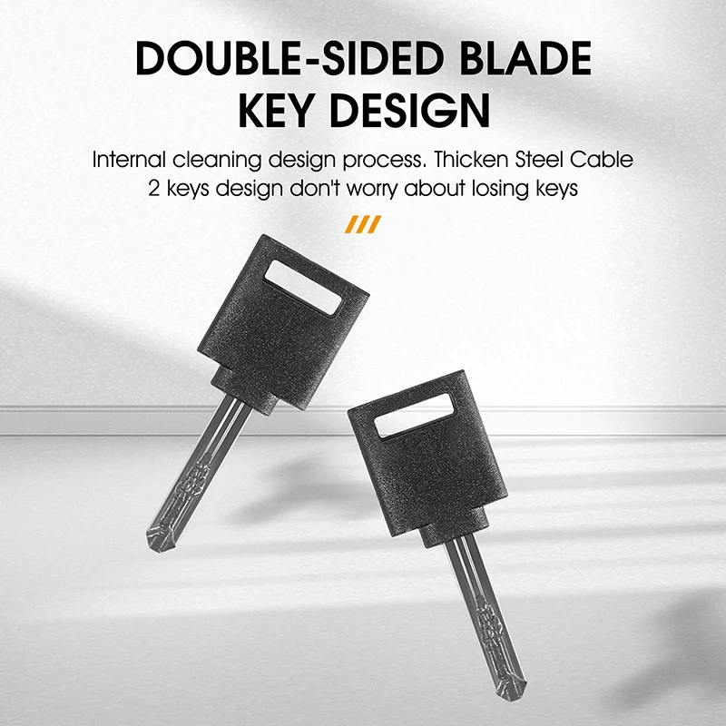 Флюоресцентный замок для велосипеда 4-значный пароль велосипедный с 2 ключами