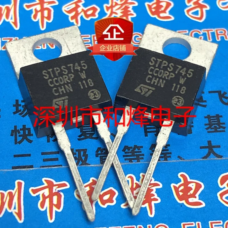 

5 шт.-10 шт. STPS745 TO-220-2 45V 7.5A Новый и оригинальный на складе