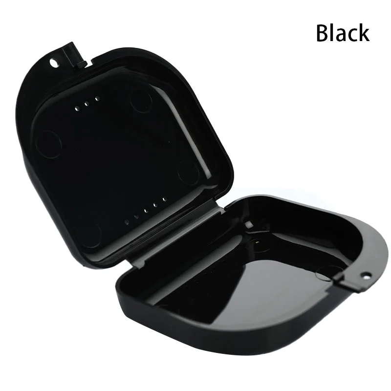 

Tooth Retainer Box Braces Container Mouthguard Guard Denture Storage Case Cleaner Multi Color Organizer Case Cleaner Accessories