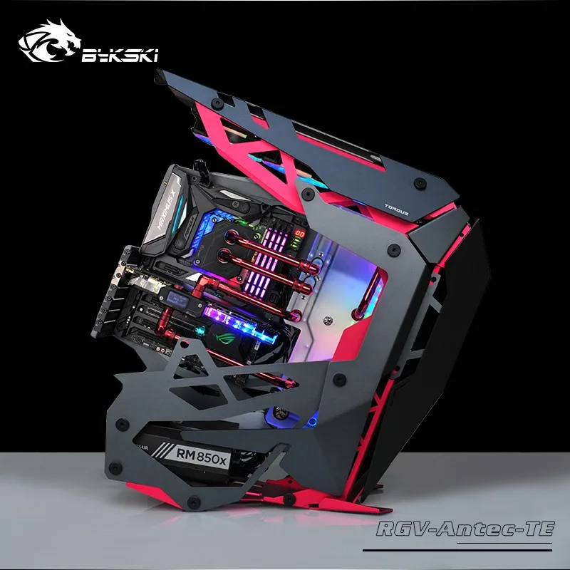 

Акриловый резервуар для водяного охлаждения BYKSKI, используется для компьютера Antec Torque, чехол, 3 контакта, 5 В, аналогичный комбинированному DDC ...