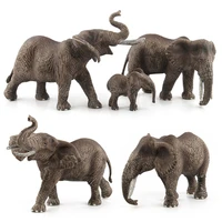 elephant action figure toys african elephants souvenir home car decoration ornament toys for children learning animal model