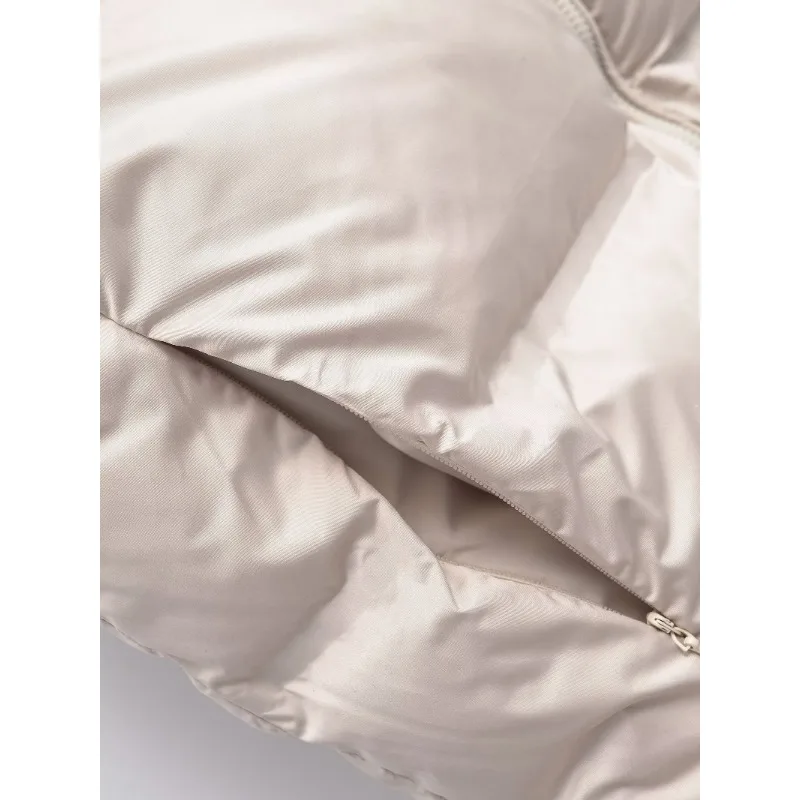 TRAF ZR стеганые жилеты зимнее пальто женские куртки без рукавов женский винтажный