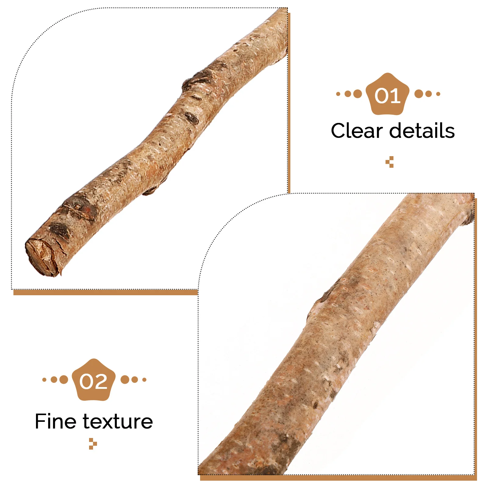 6 шт. палочка из коры декор для аквариума украшение дома поставка своими руками