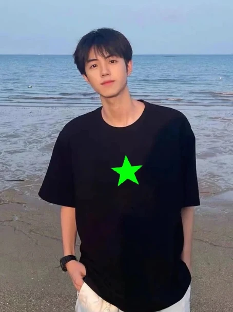 

New 2023 Summer Essentials Cotton Men T Shirt Vintage Print Short Sleeve Man Clothing Oversized Round Neck Tops Casual Street