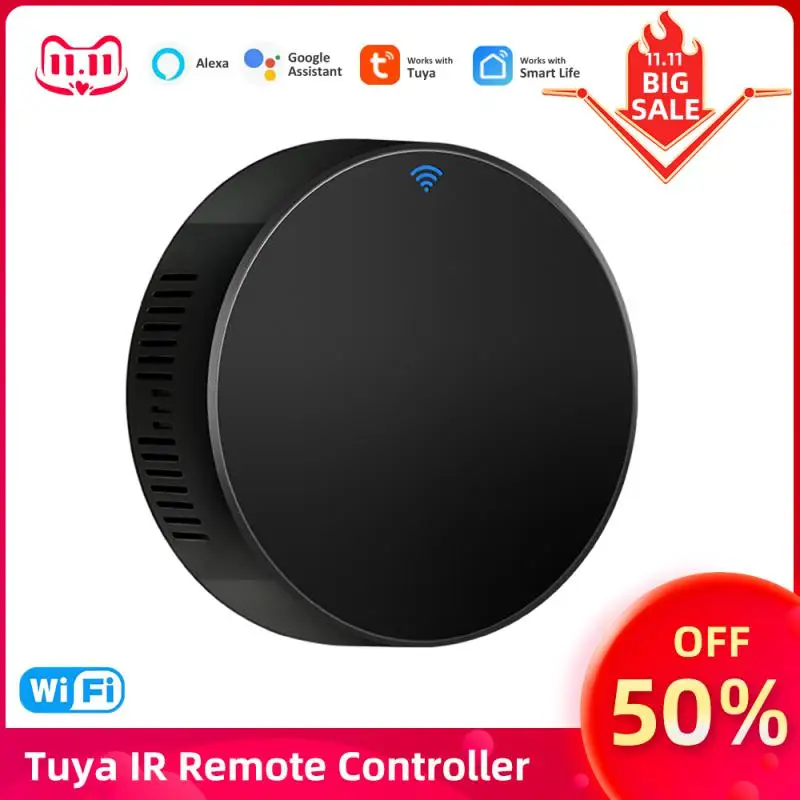 

AUBESS Tuya WiFi IR Remote Control Smart Universal For TV Air Conditioner Remote Control Work With Alexa Google Home Alice