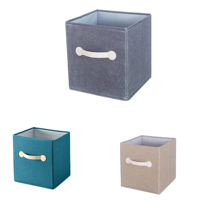 

Тканевый ящик для хранения, складной детский ящик для хранения игрушек, коробка для хранения одежды в спальне, коробка для хранения без крыш...