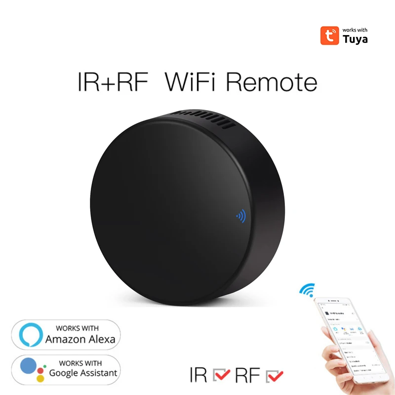Tuya Smart WiFi IR RF Remote Control Universal For Home TV Air Conditioner Controller Works With Alexa