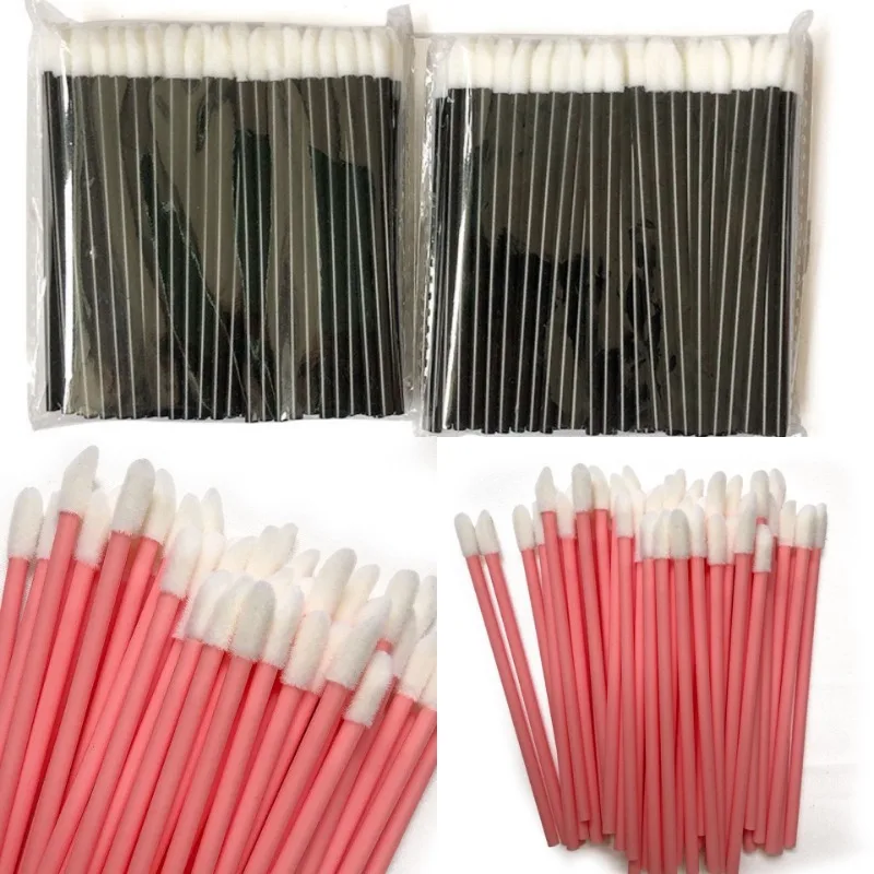 50/500/1000 шт. кисти для губ тушь макияжа палочки помада микроаппликаторы очиститель