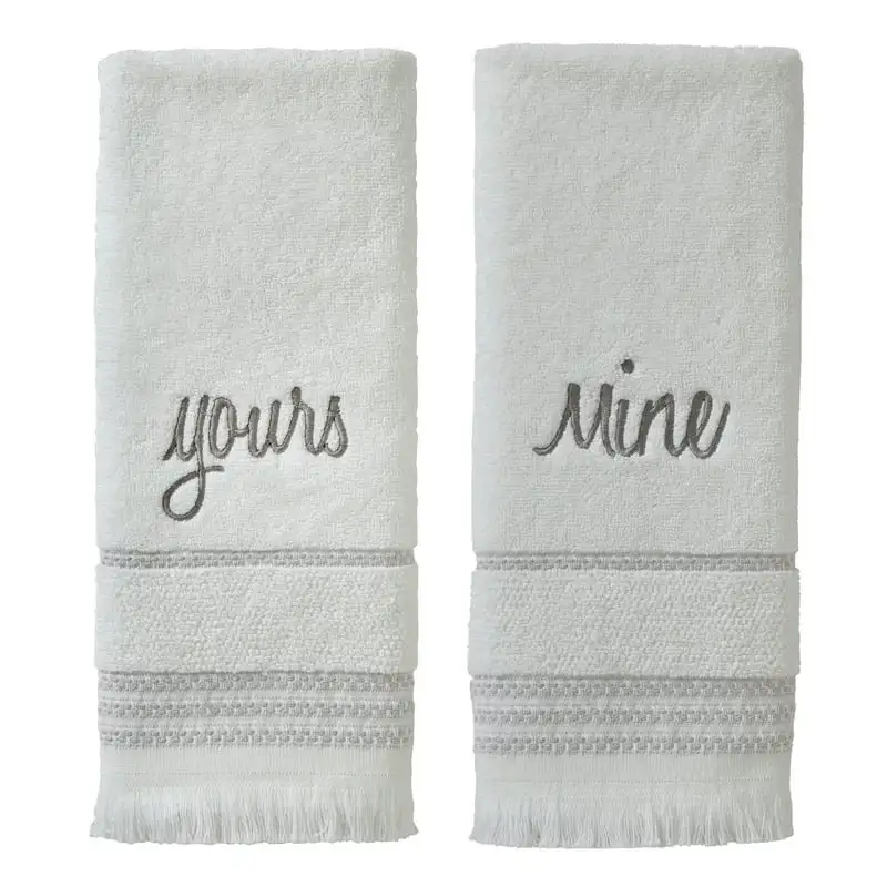 

Mine and Yours Hand Towel (2-Pack) Ffxiv Toalla oara puscina para niña de años Compressed towels тюрбан для сушк