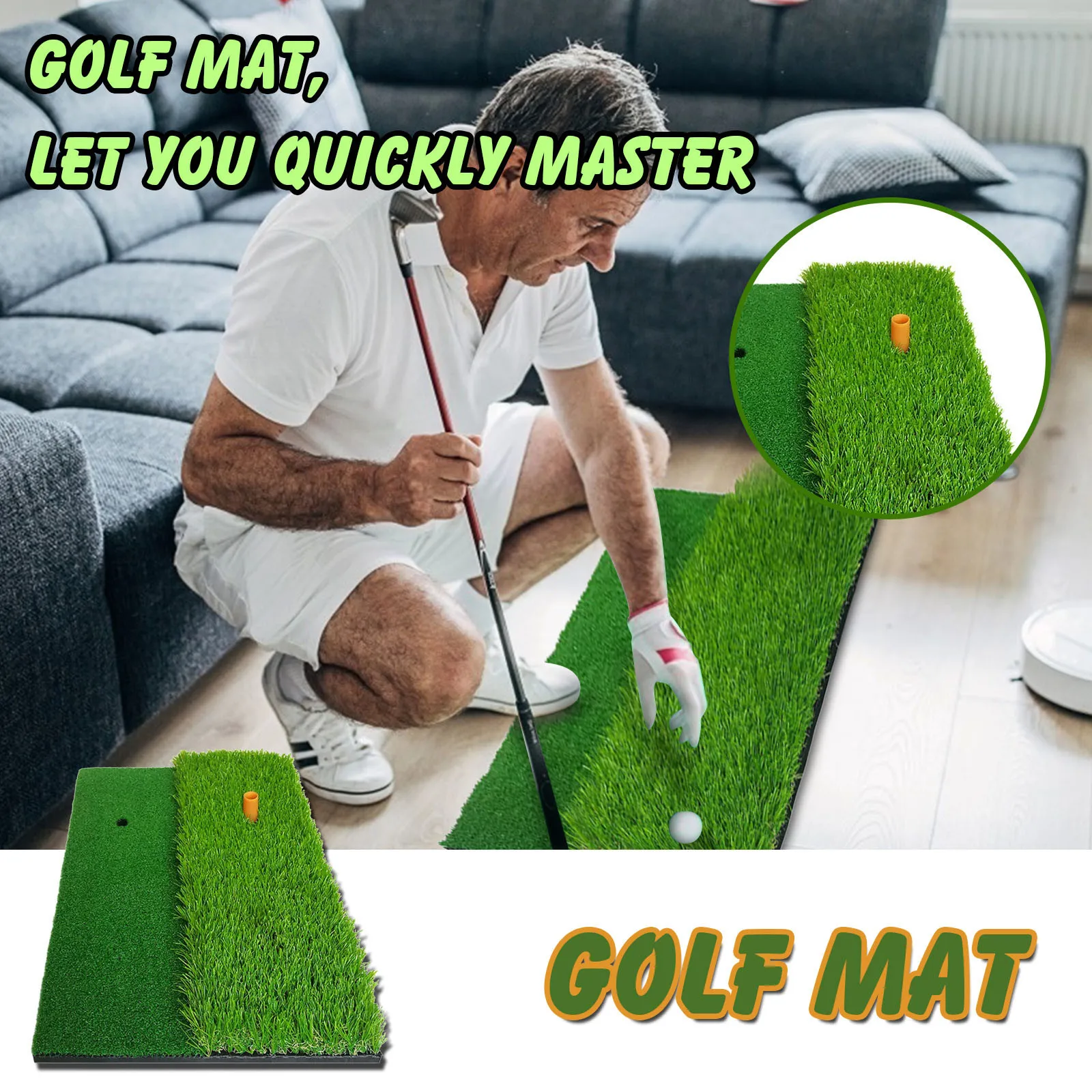 

Indoor Plastic Forward Golf Putting Putting Trainer Base Trainer And Mini Tennis Balls for Small Dogs Squeaky Dog Balls Squeaky