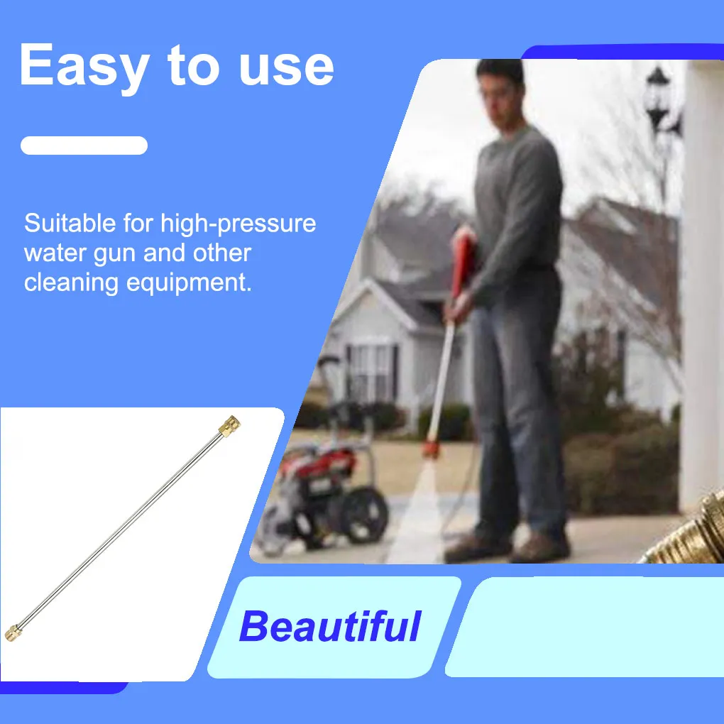 

Pressure Washer Extension Wand 1 4 Connector Pole Automobile Cleaning Rod