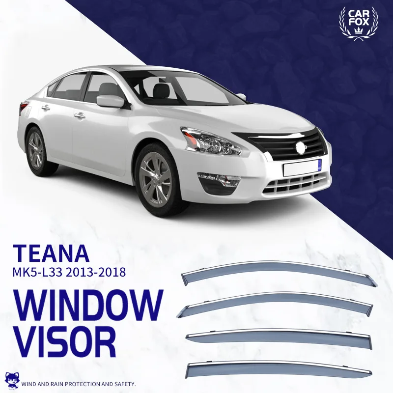 

For TEANA Altima Window visor Weather Shield Side Window Deflector Car windshield weather shield Car accessories