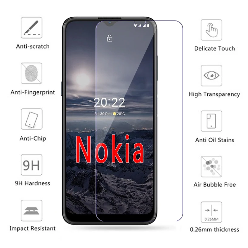 Стекло 2-в-1 для Nokia G21 G20 G50 G300 G10 G11 1.3 1.4 2.4 3.4 5.3 5.4 8.3, защитная пленка-накладка G11 G10 G20 G50 G21.