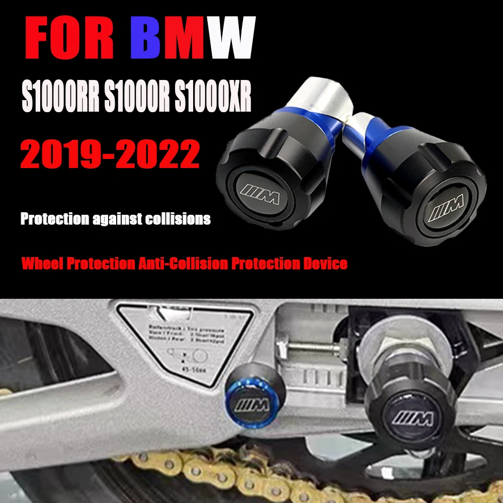 

Передний и задний ползунок для мотоцикла для BMW S1000RR S1000R S1000XR 2019-2022 защита колес противоударное защитное устройство