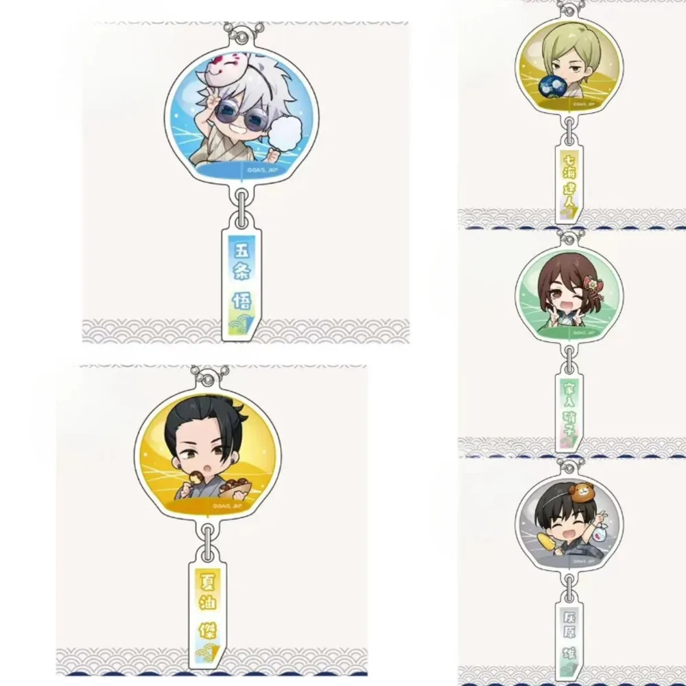 Игра Haibara Yu Ieiri Shoko Gojo Satoru Geto Suguru брелок кукла аниме акриловый кулон для подарка
