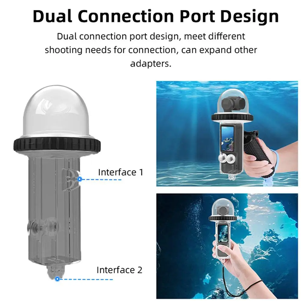 Водонепроницаемый чехол для подводной съемки Dji Osmo Pocket 3 на 40 м аксессуары камеры