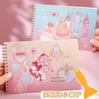 32 sheetsbook loose leaf release book a5 hand account loose leaf double sided release book anime coil