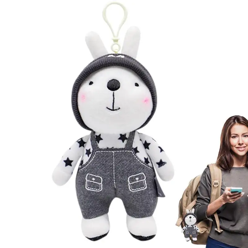 

Mini Bunny Doll Soft Plush Toys Stuffed Animals For Girls Baby Cute Beautiful Rabbit Small Keychains Pendant For Bag Decoration