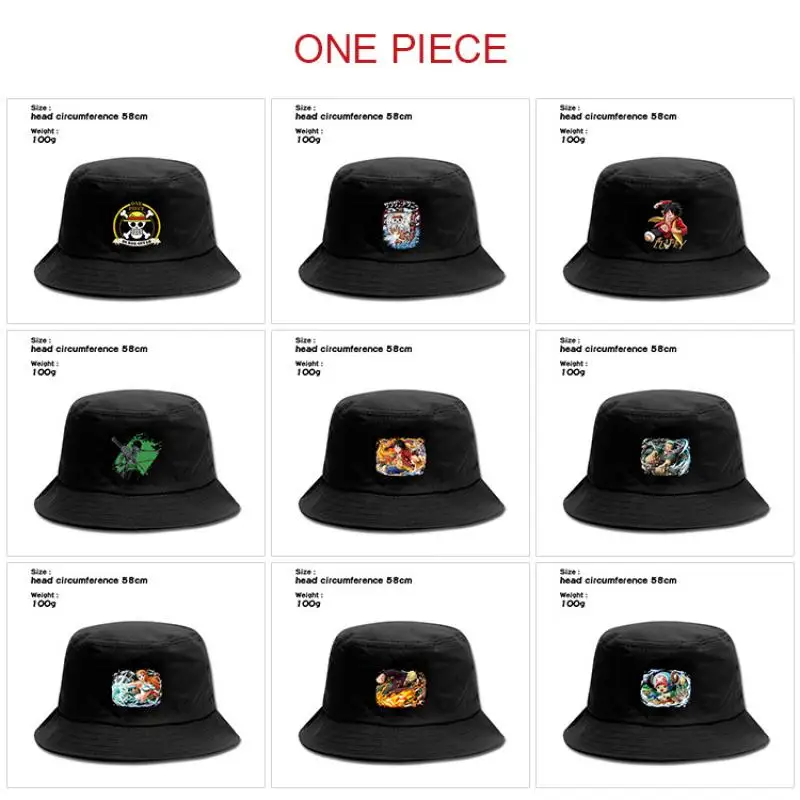 

Цельные Панамы с рисунком обезьяны д Луффи, крутая уличная японская Кепка аниме, летняя Солнцезащитная рыболовная шляпа