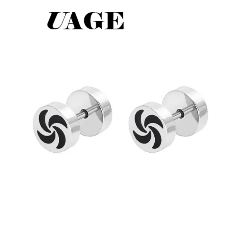 Серьги UAGE из нержавеющей стали в стиле панк женская бижутерия подарок на день