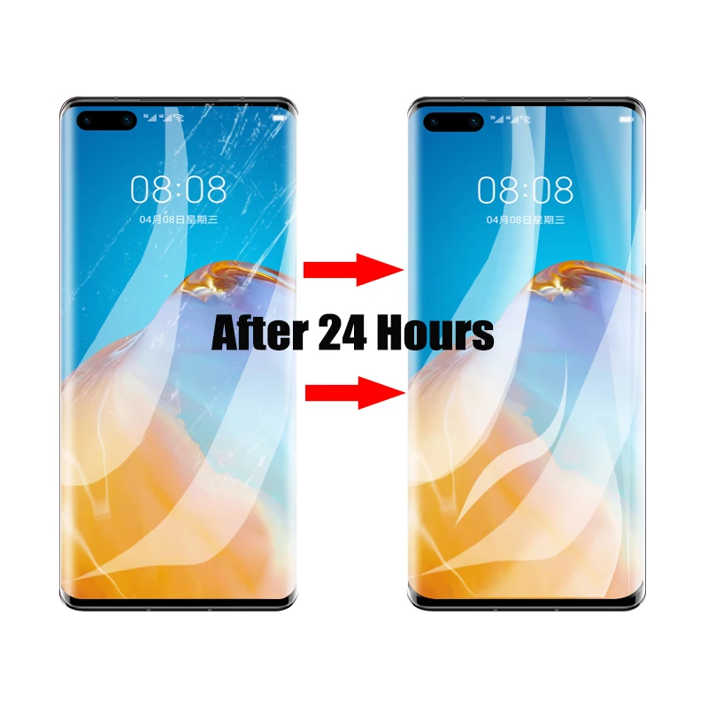 4Pcs Protective Hydrogel Film Huawei Mate 50 40 30  P40 Pro lite Nova 8i Nova 10 9 8 7 SE 6 5 4 3 i SE Y60 Screen Protector Film