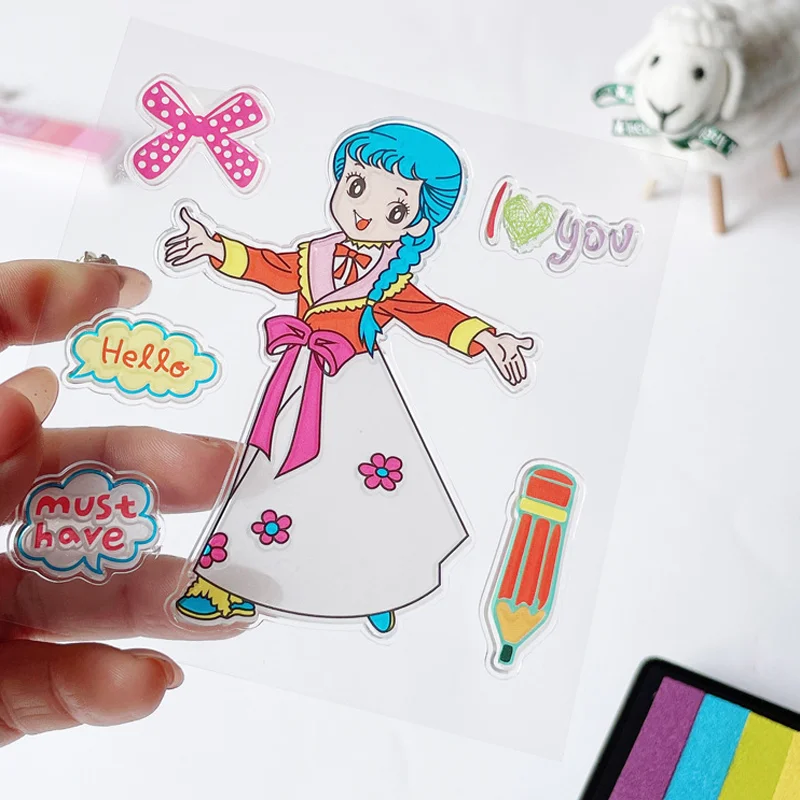 Рисунок 2 - Цветные Резиновые Марки в оплетке для девочек