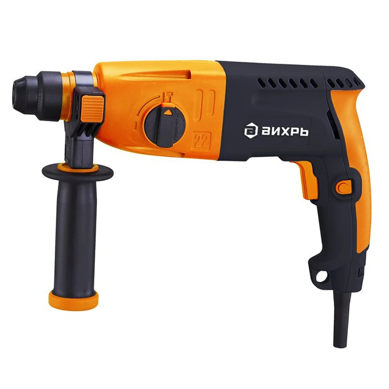 Перфоратор электрический ВИХРЬ П-650к (Мощность 650 Вт Энергия удара 1 5 Дж удобный