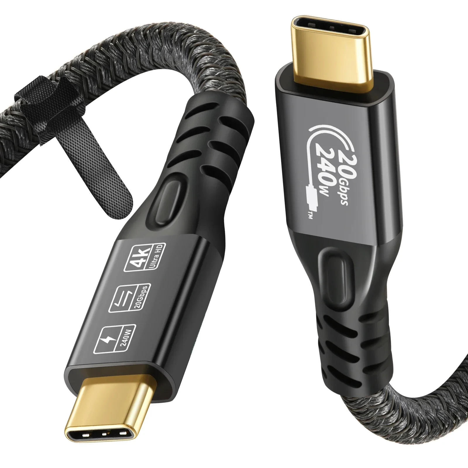Фото Кабель USB 240 Gen2 Thunderbolt, 20 Гбит/с, 3,2 Вт, 5 А, 240 Вт №1