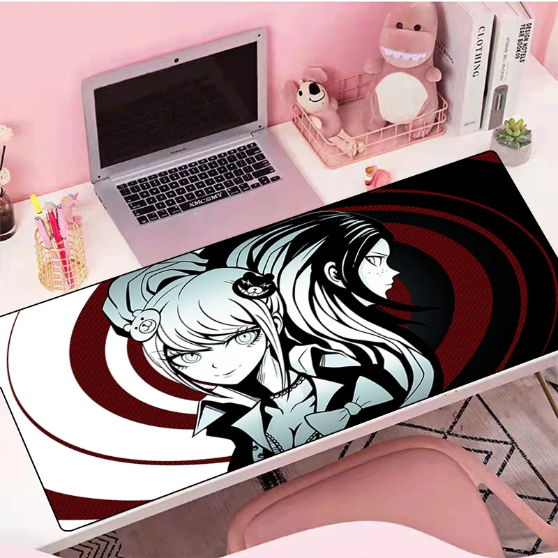 

Игровой коврик для мыши Danganronpa, симпатичный коврик для клавиатуры, нескользящий коврик для мыши, геймерские аксессуары для ПК, настольный пр...