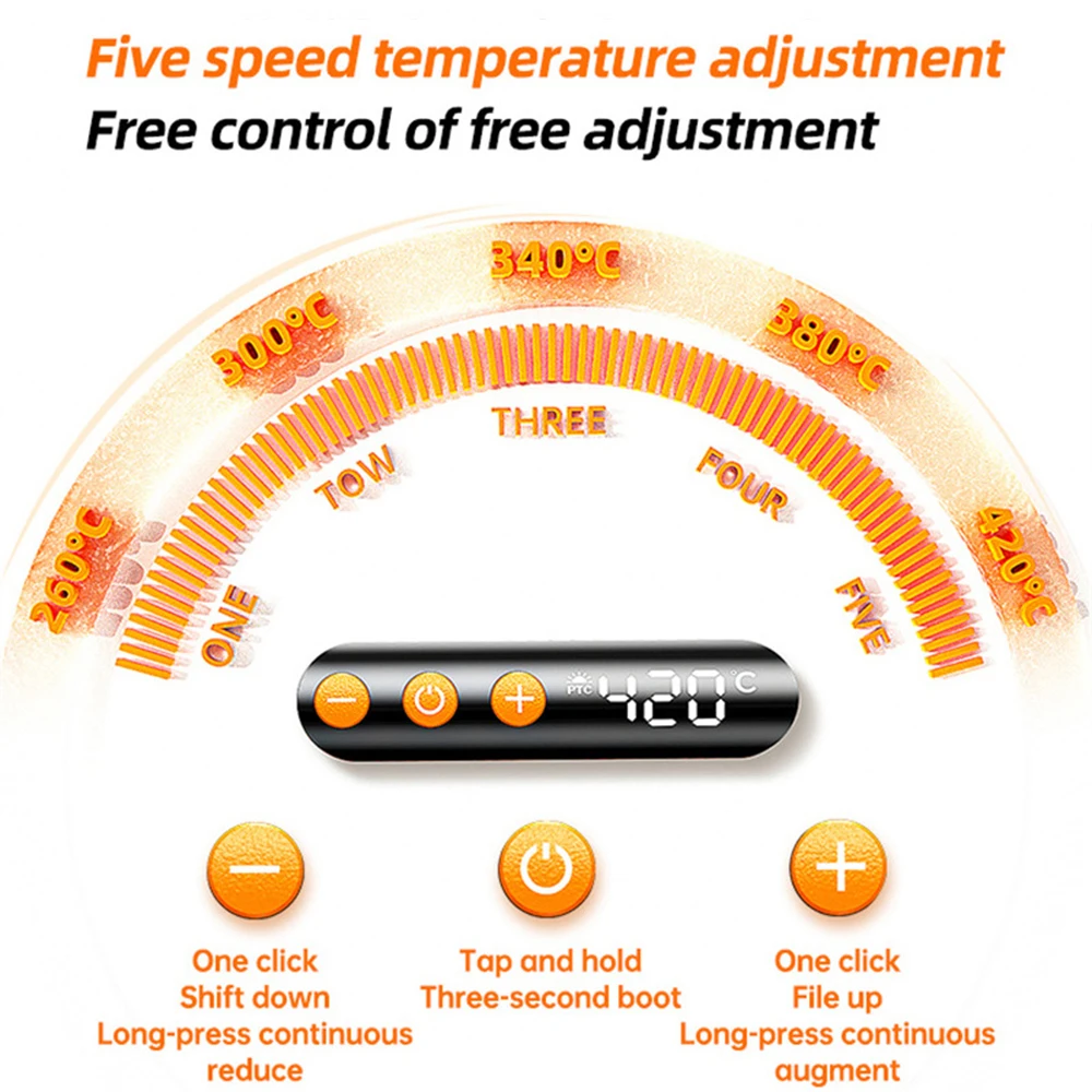 5 В 8 Вт USB цифровой электрический паяльник набор мини небольшой регулируемая