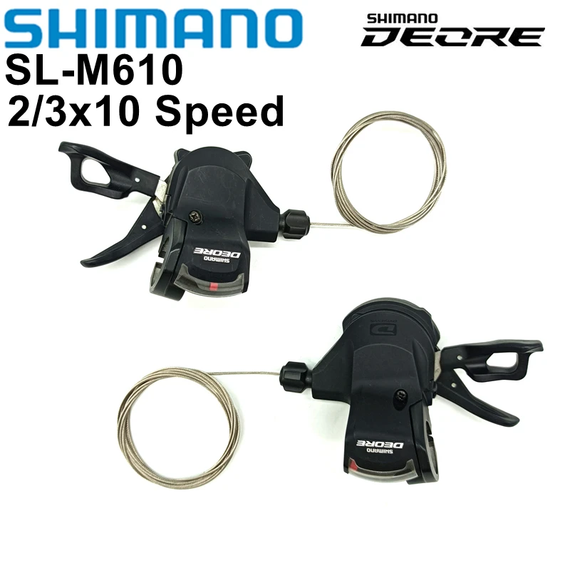 

Shimano Deore SL-M610 Shifter Lever 20/30 Speed SL M610 Shifters Trigger Bicycle Switch 2x10 3x10 Speed Mountain Bike Derailleur