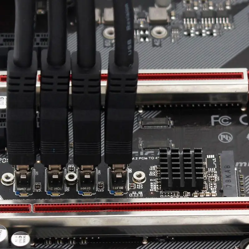 

Карта Riser M.2 NVME на USB3.IE X16 1 You Express, усилитель концентратора, адаптер M2, карта Riser для майнинга биткоинов Antminer