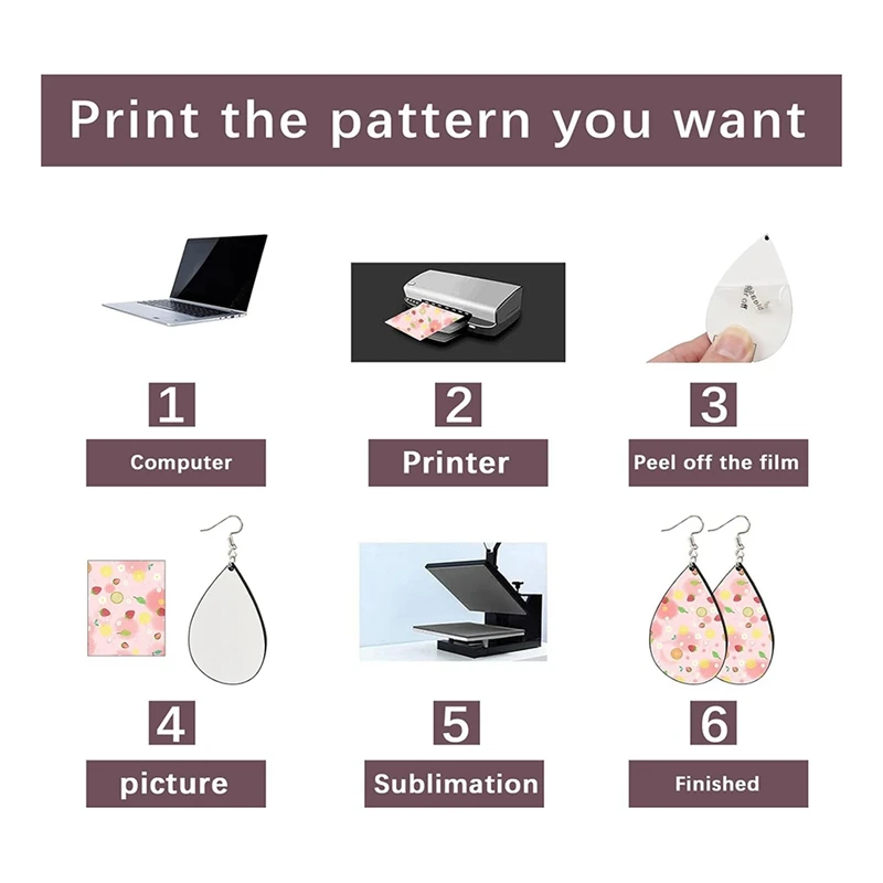 70 шт. сублимационные заготовки для сережек объемные двухсторонние деревянные из