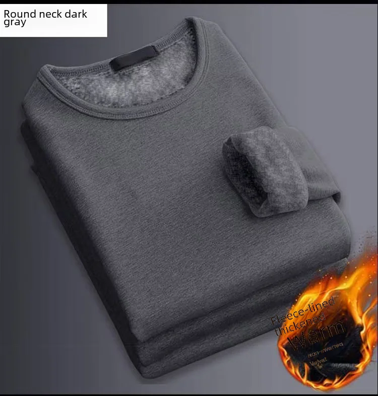 Мужское утолщенное зимнее джогтей на флисовой подкладке теплое морозостойкое