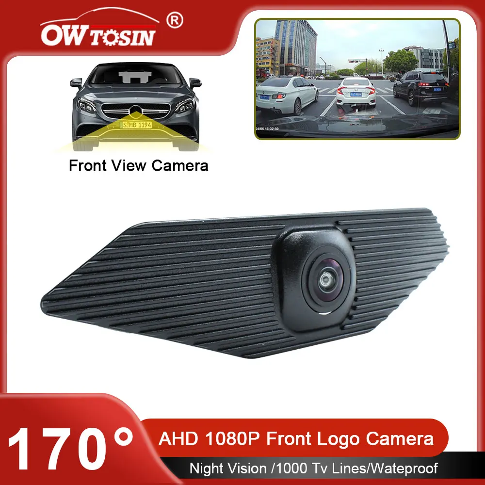 170 ° Автомобильная передняя камера с объективом рыбий глаз AHD 1080P для Honda ZR-V ZRV RZ 2022