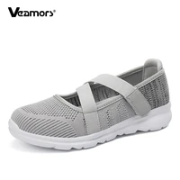 new mesh breathable womens shoes mary janes non slip flats comfortable lightweight casual slip on shoes zapatos de mujer
