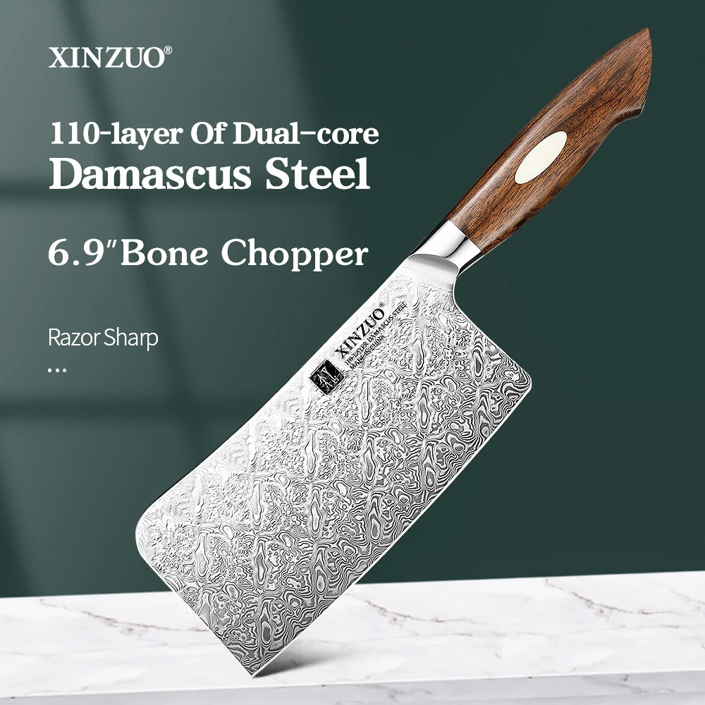 XINZUO Профессиональный нож шеф-повара 6 9 дюйма измельчитель костей двухъядерный