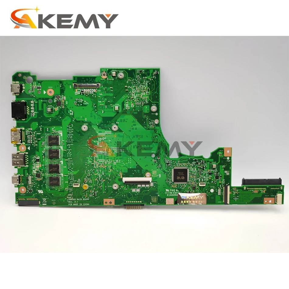 Akemy X405UQ материнская плата для ноутбука ASUS VivoBook 14-X405UQ X405U S4100UQ U4100UQ оригинальная 4GB-RAM