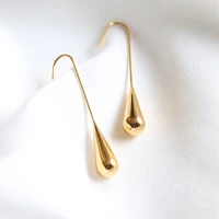 real 14k gold jewelry earring women fine aros mujer oreja pink earrings for women orecchini 14 k yellow gold bizuteria jewelry