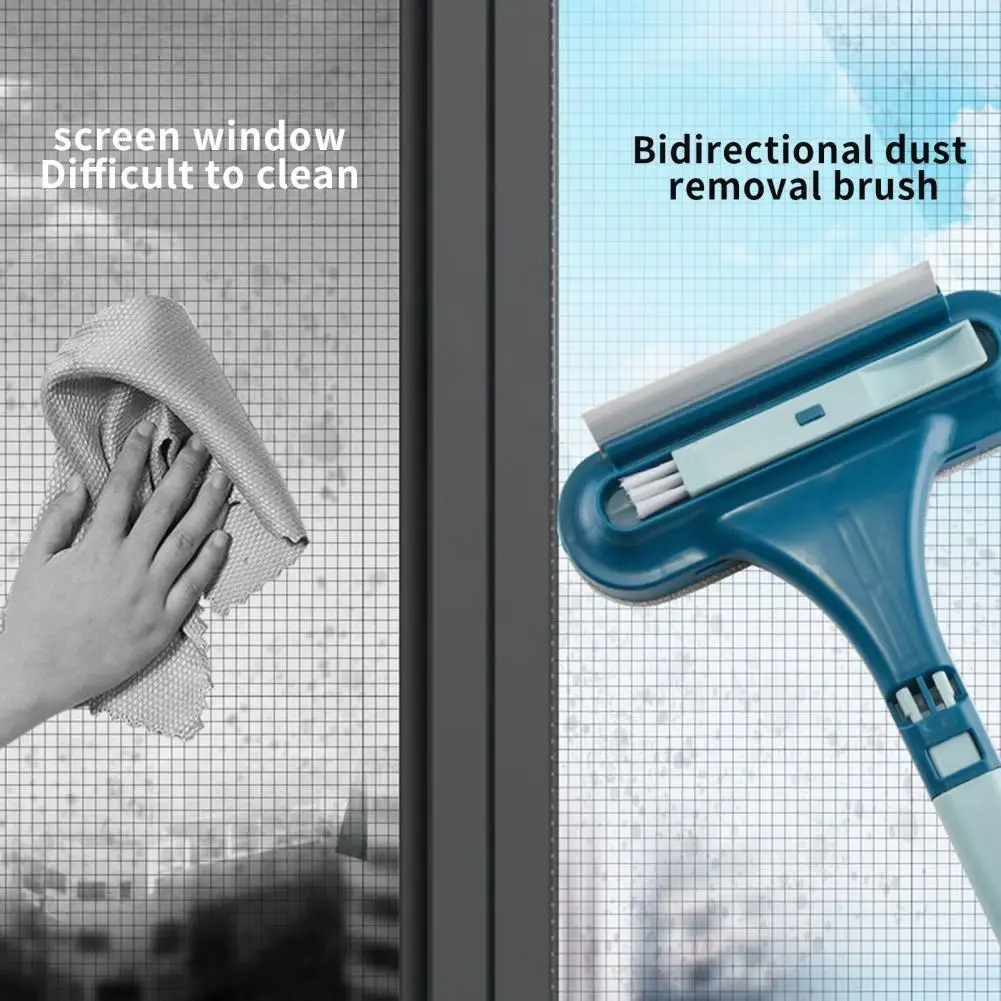 

Wipe Cleaner Practical Groove Gap Multifunctional Double-sided Cleaning Brush Cleaning Tools Glass Brush Glass Brush